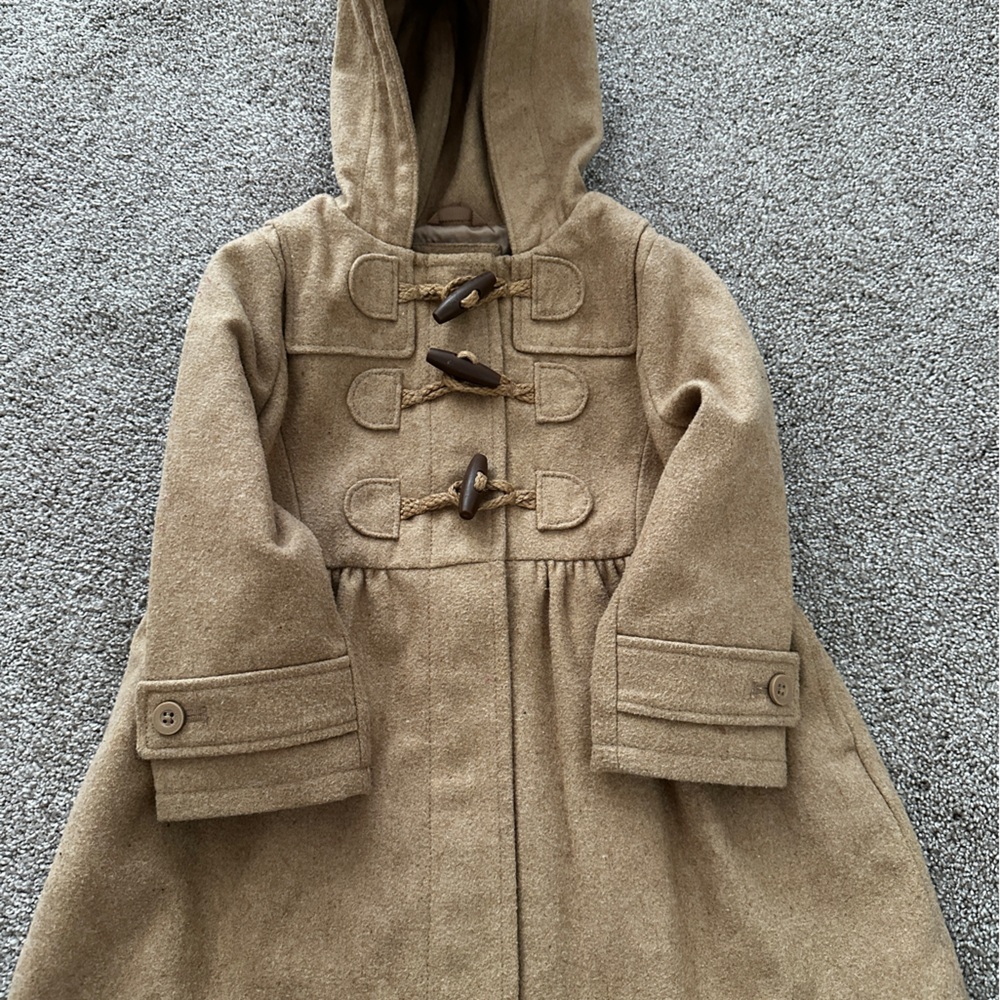 GAP Kids Brown Toggle Pea Coat